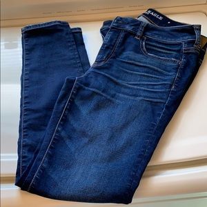 AE Super Stretch Dark Wash Jegging